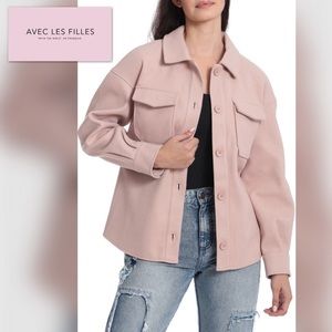 🆕 AVEC LES FILLES Melange Shacket